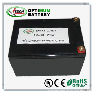 Optimumnano LiFePO4 12V 10ah UPS Batterie